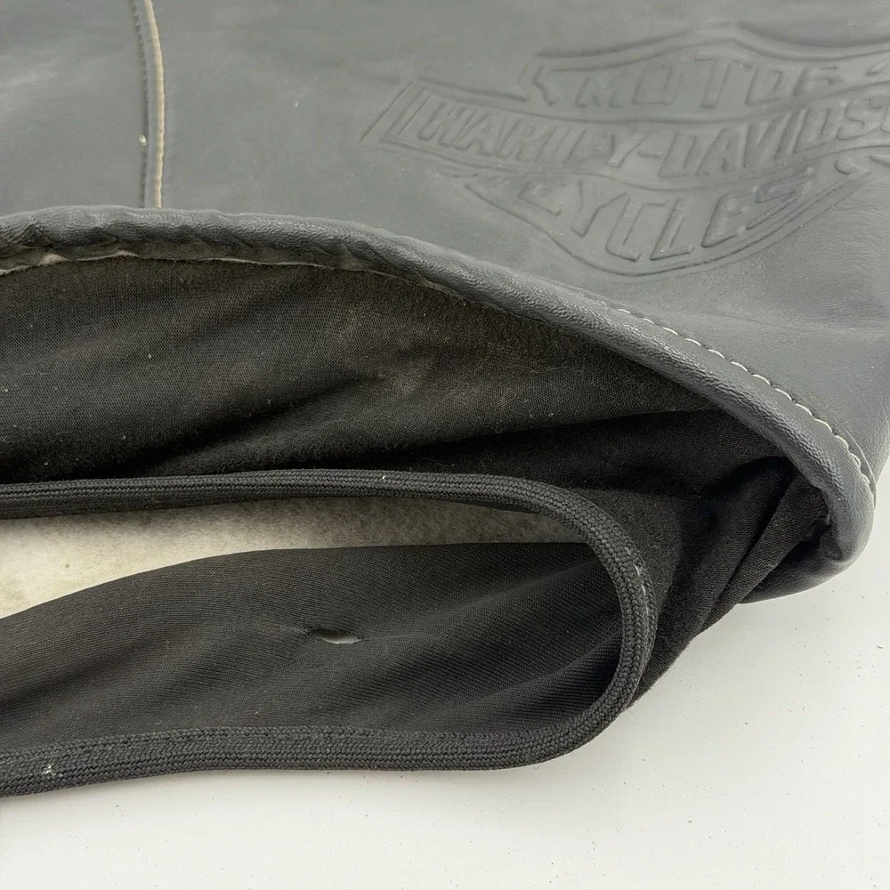 Harley-Davidson Touring Saddlebag Lid Bra Covers Black Leather Tank Covers Lot